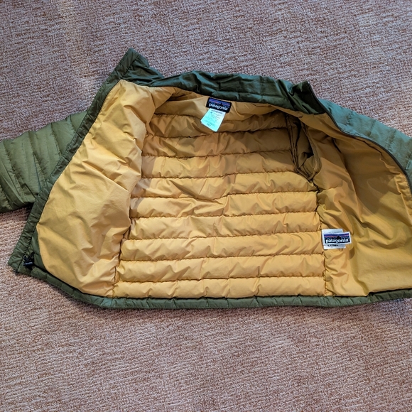 Patagonia Kids Forest Green Puffer Jacket - Picture 3 of 4